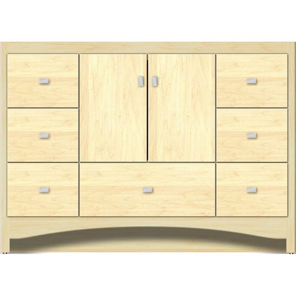 48 X 18 X 34.5 Ravenna Vanity Slab Nat Maple Sb