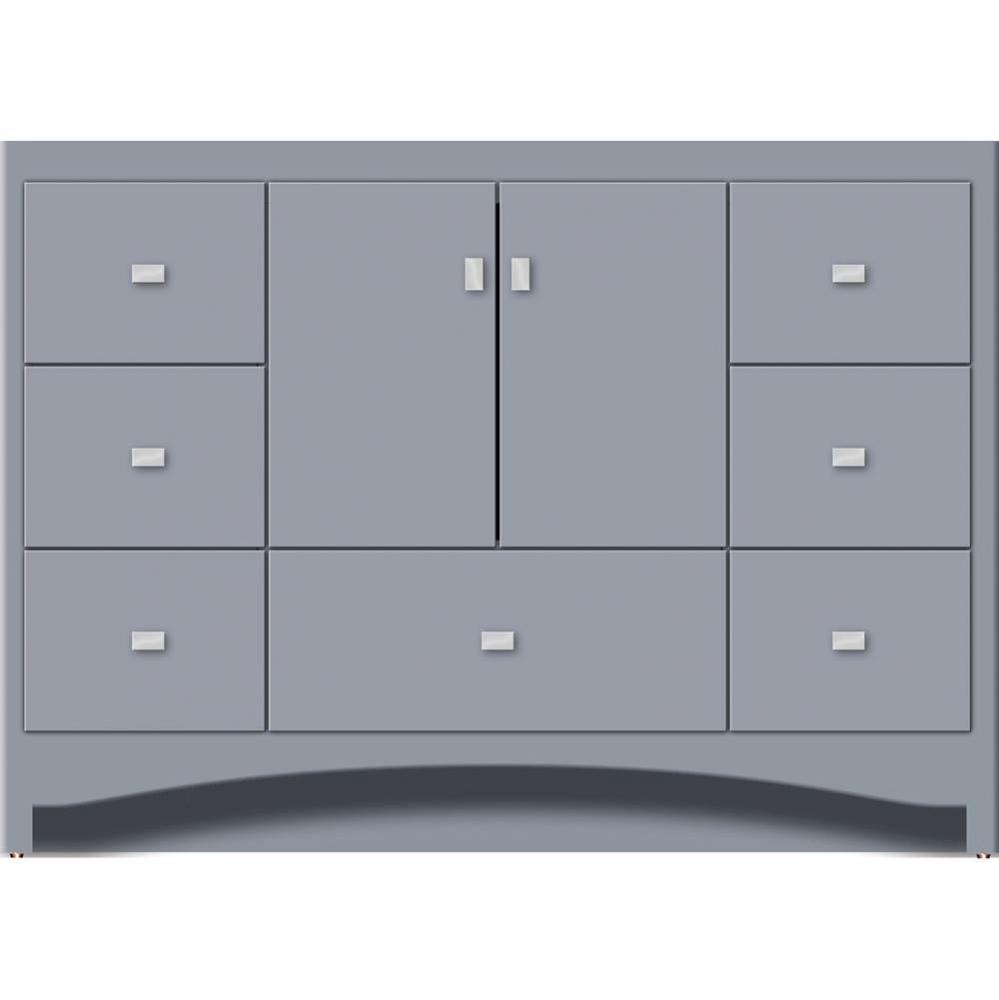 48 X 18 X 34.5 Ravenna Vanity Slab Sat Silver Sb