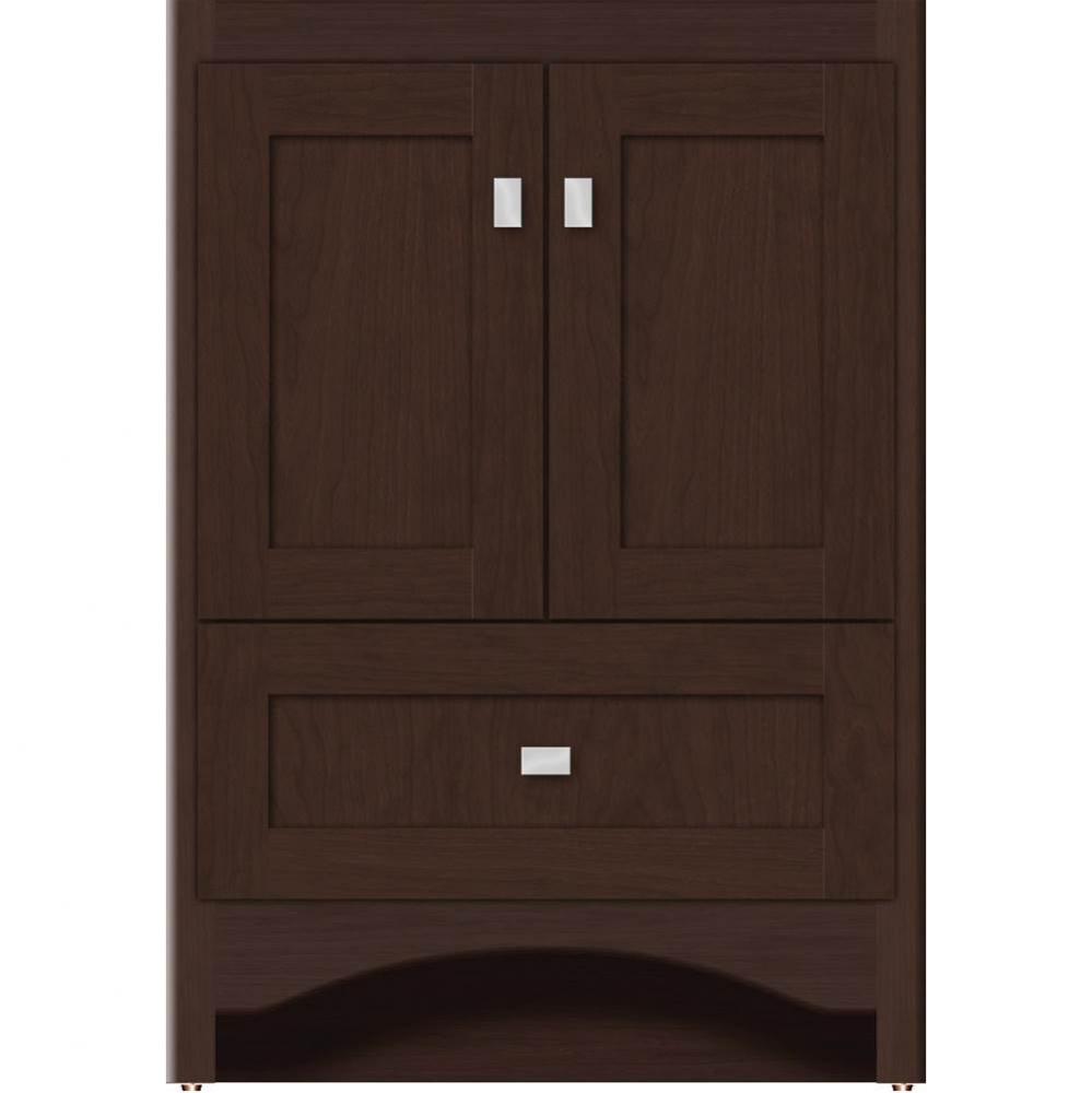 24 X 18 X 34.5 Ravenna Vanity Shaker Choc Cherry Std