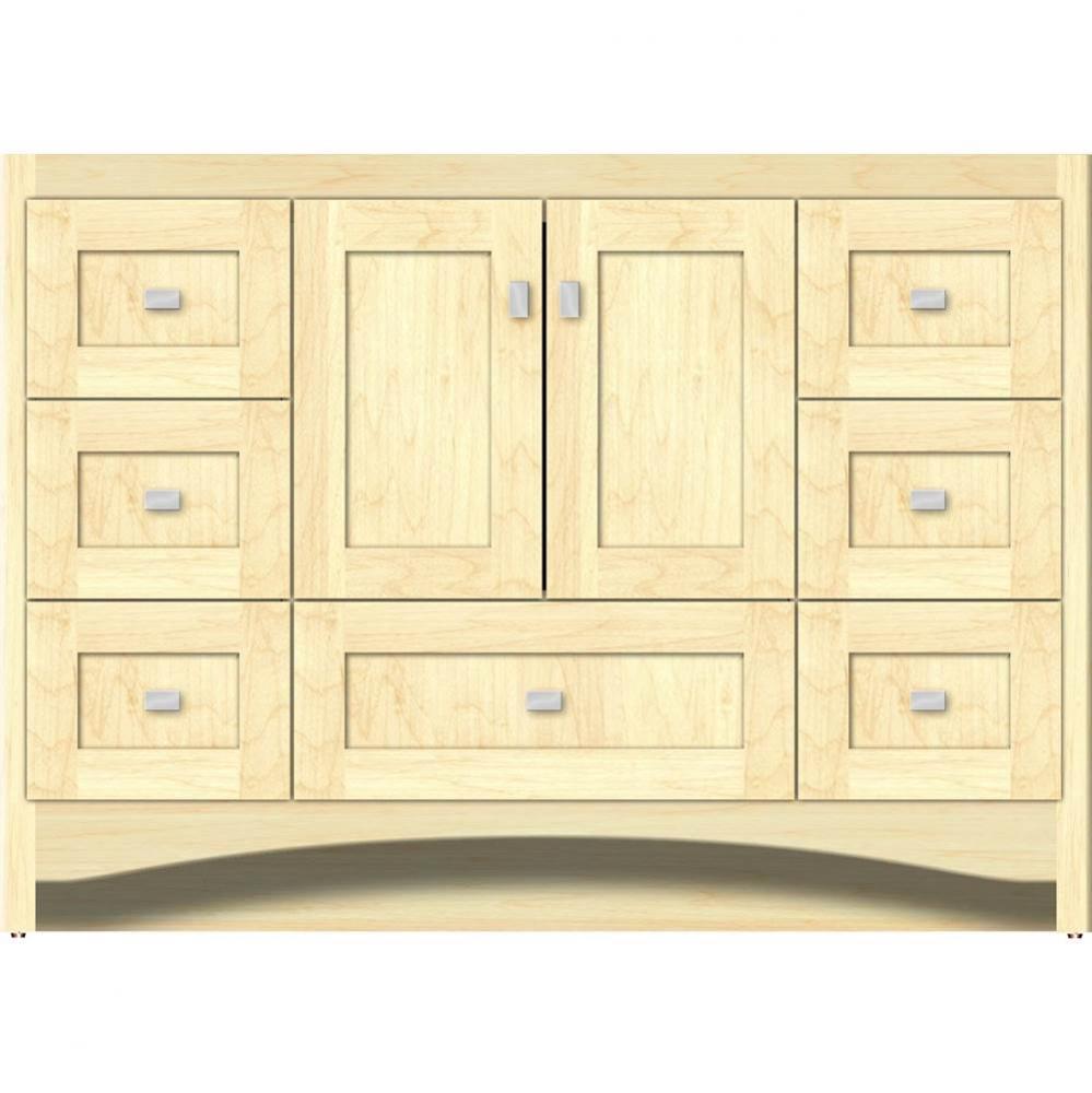 48 X 21 X 34.5 Ravenna Vanity Shaker Nat Maple Sb