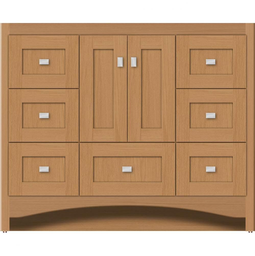 42 X 21 X 34.5 Ravenna Vanity Shaker Nat Oak Sb