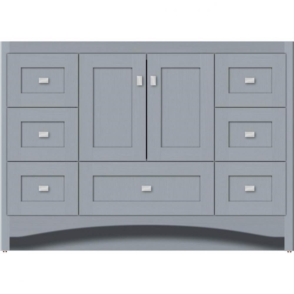 48 X 21 X 34.5 Ravenna Vanity Shaker Silver Oak Sb