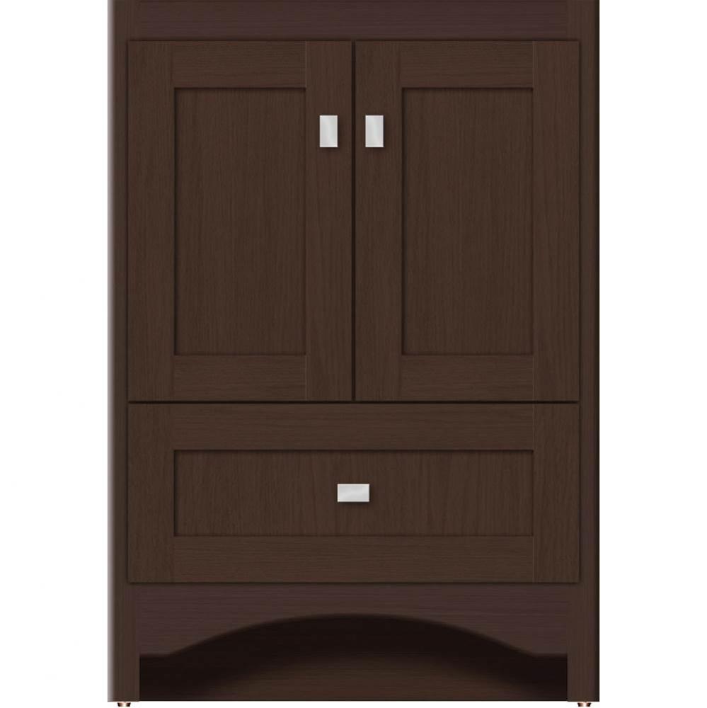 24 X 18 X 34.5 Ravenna Vanity Shaker Choc Oak Std