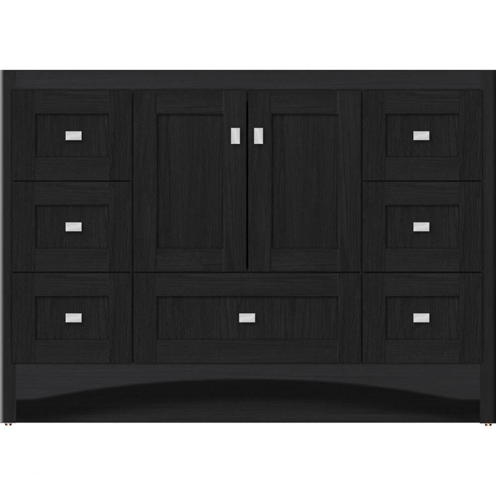 48 X 21 X 34.5 Ravenna Vanity Shaker Midnight Oak Sb