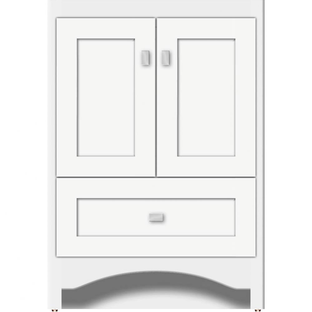 24 X 18 X 34.5 Ravenna Vanity Shaker Sat White Std