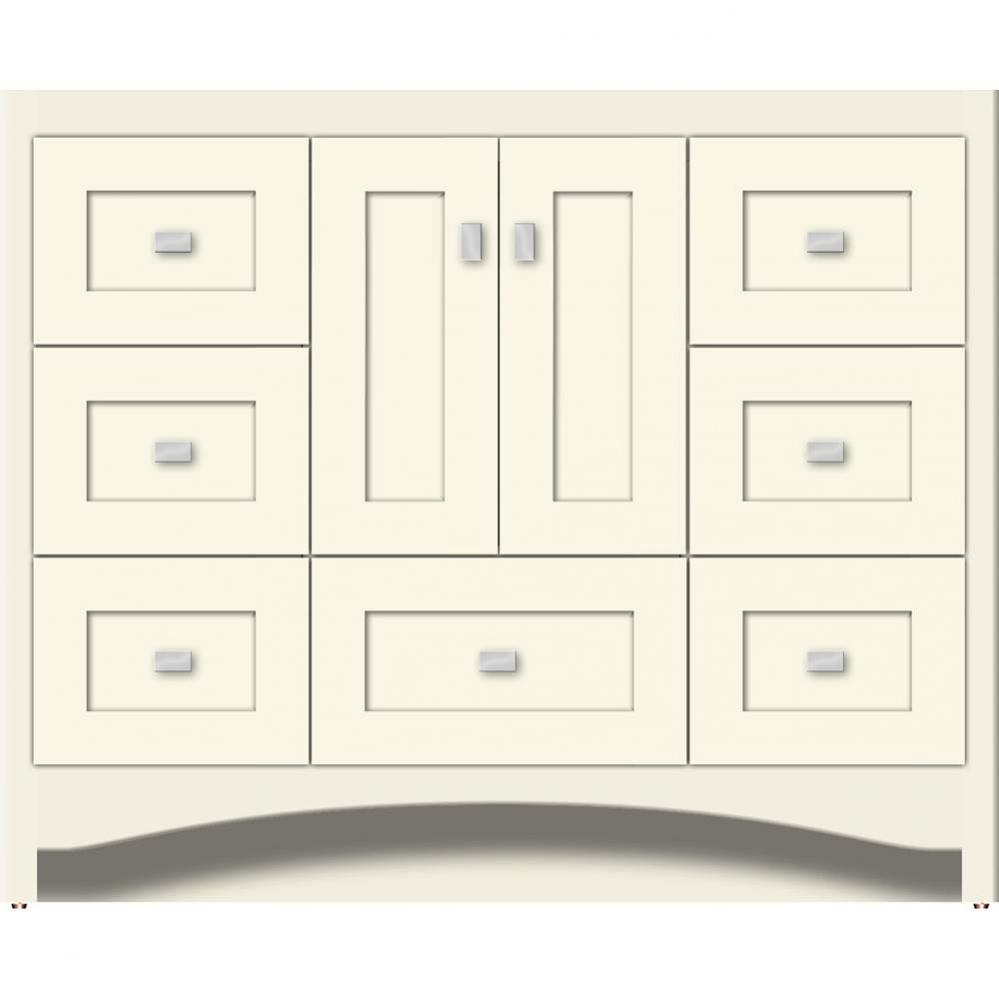 42 X 21 X 34.5 Ravenna Vanity Shaker Sat Biscuit Sb