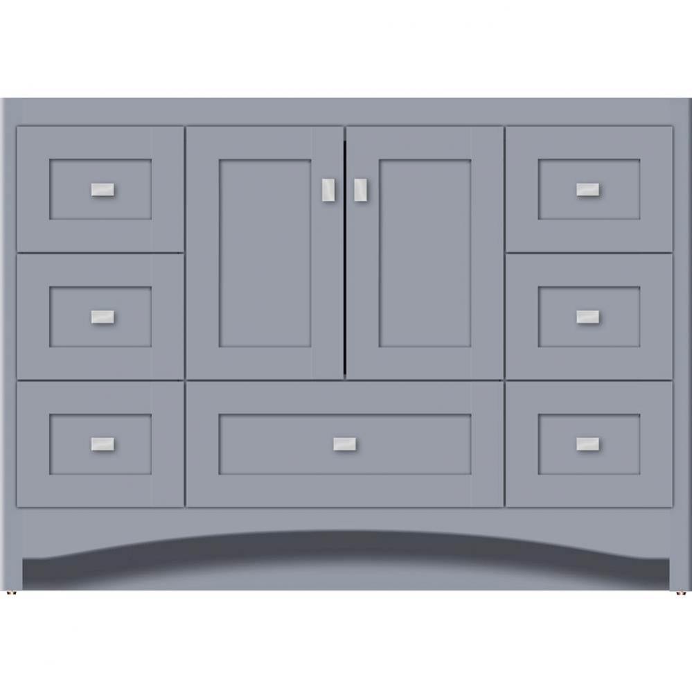 48 X 18 X 34.5 Ravenna Vanity Shaker Sat Silver Sb