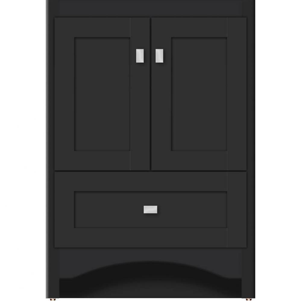 24 X 18 X 34.5 Ravenna Vanity Shaker Sat Black Std