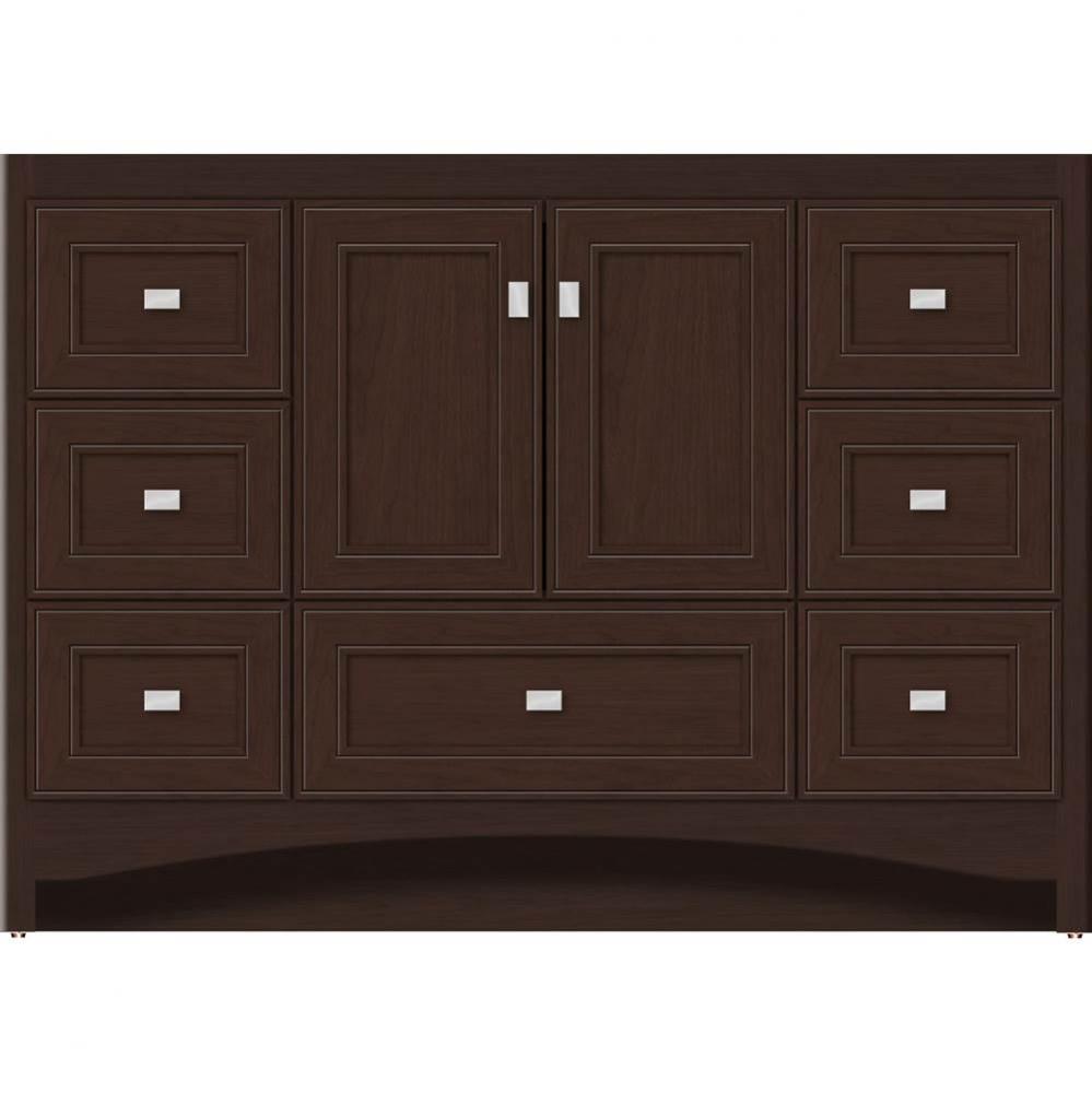 48 X 18 X 34.5 Ravenna Vanity Deco Miter Choc Cherry Sb