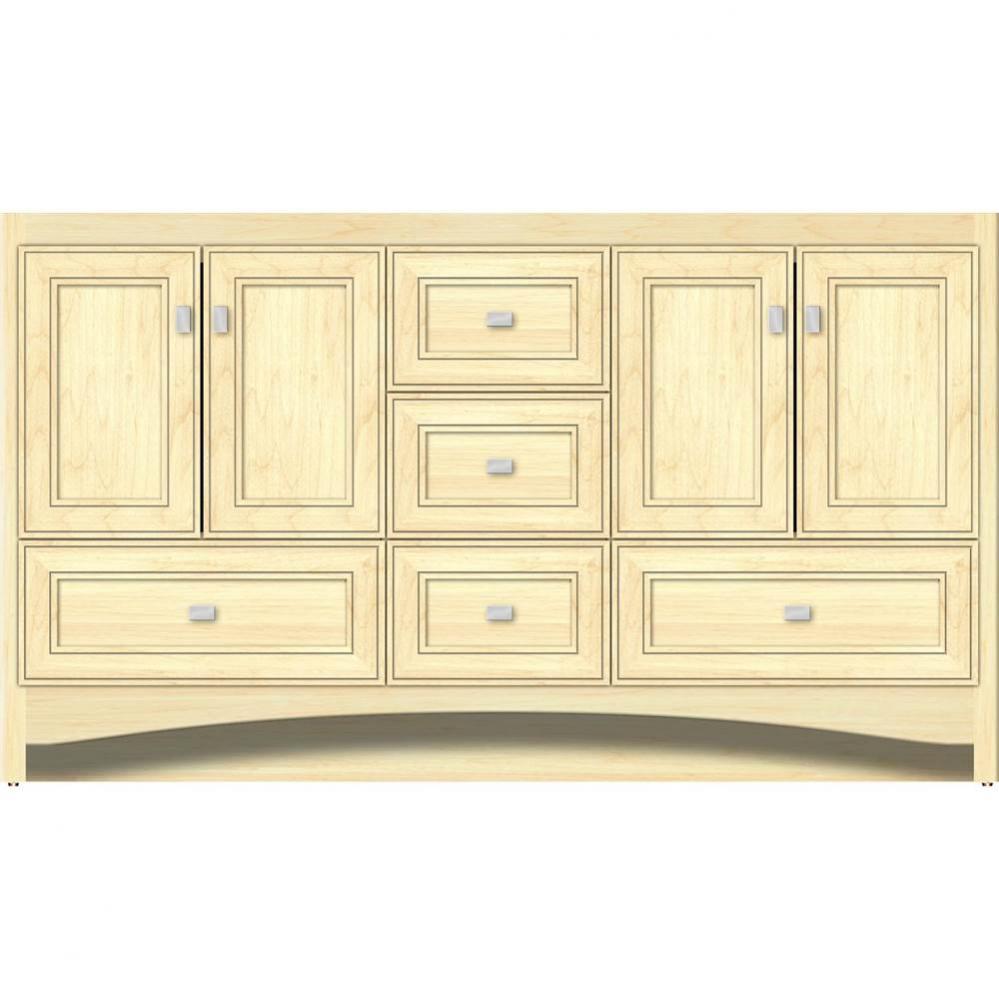 60 X 18 X 34.5 Ravenna Vanity Deco Miter Nat Maple Db