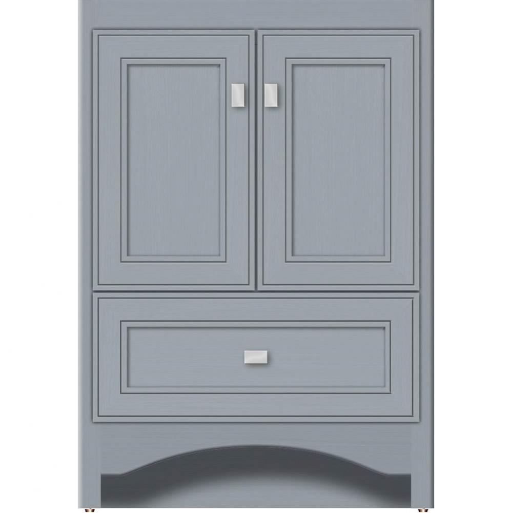 24 X 18 X 34.5 Ravenna Vanity Deco Miter Silver Oak Std