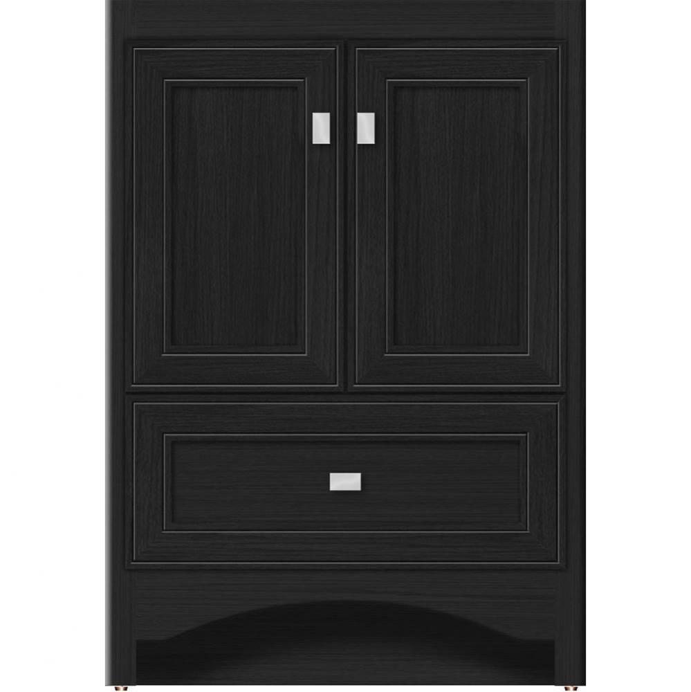 24 X 18 X 34.5 Ravenna Vanity Deco Miter Midnight Oak Std