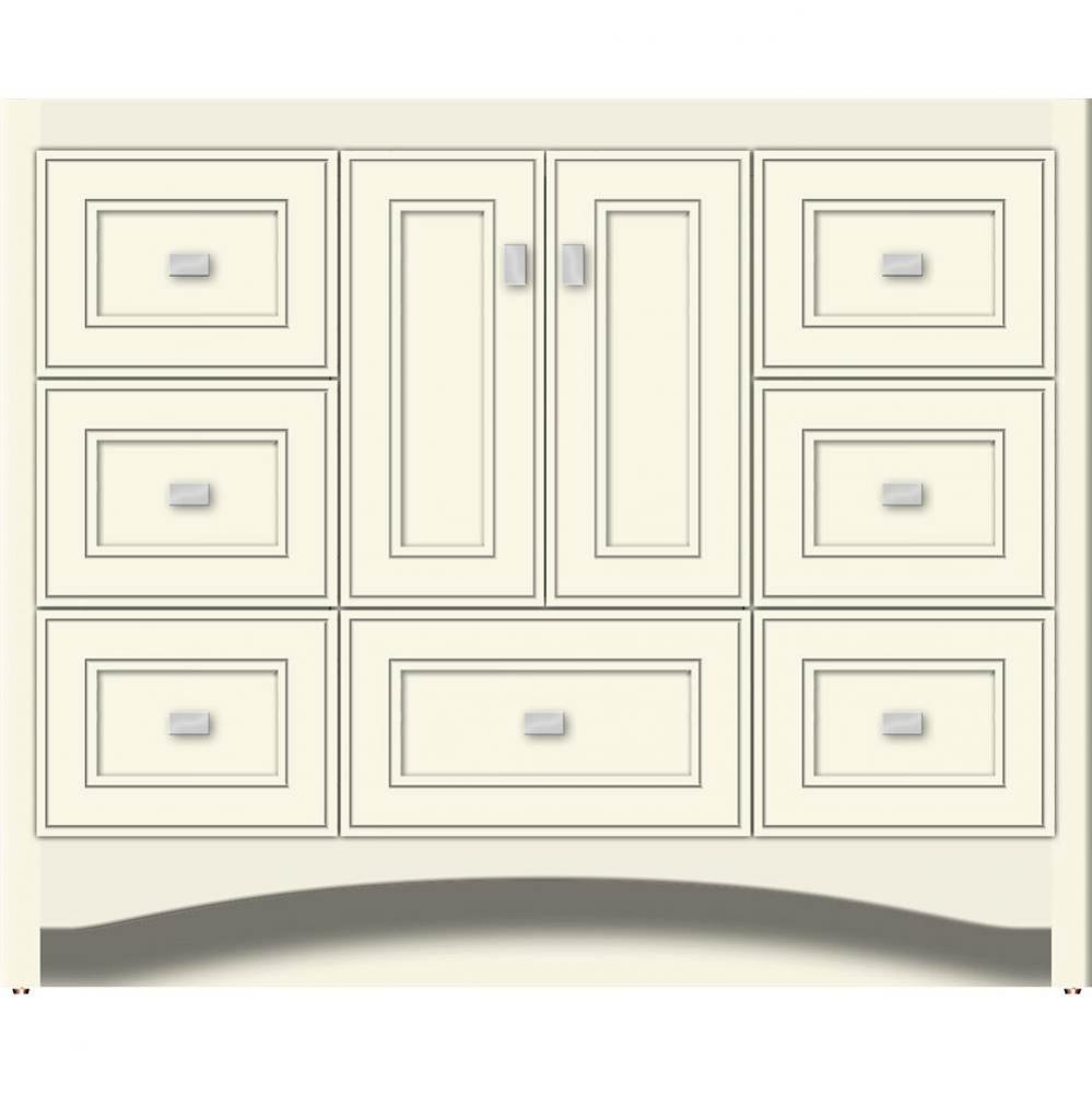 42 X 21 X 34.5 Ravenna Vanity Deco Miter Sat Biscuit Sb