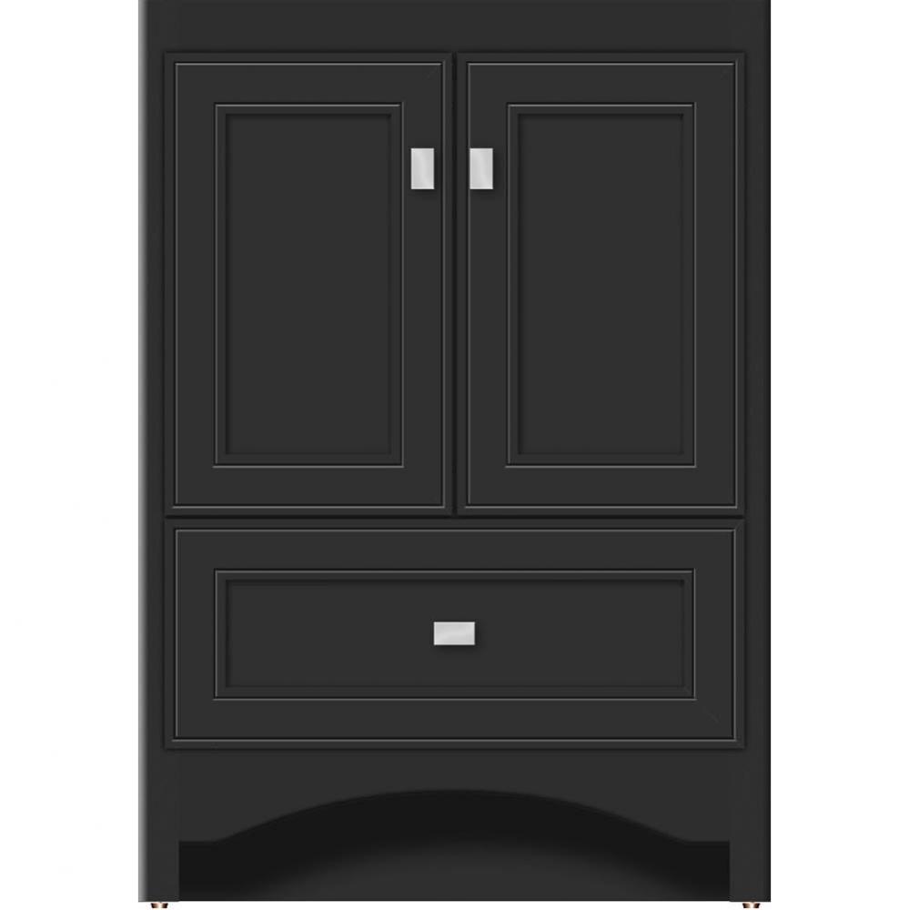 24 X 21 X 34.5 Ravenna Vanity Deco Miter Sat Black Std