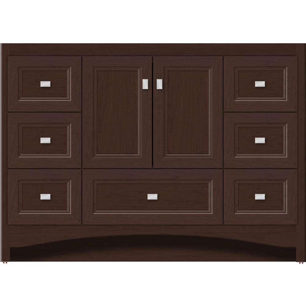 48 X 21 X 34.5 Ravenna Vanity Ogee Miter Choc Cherry Sb