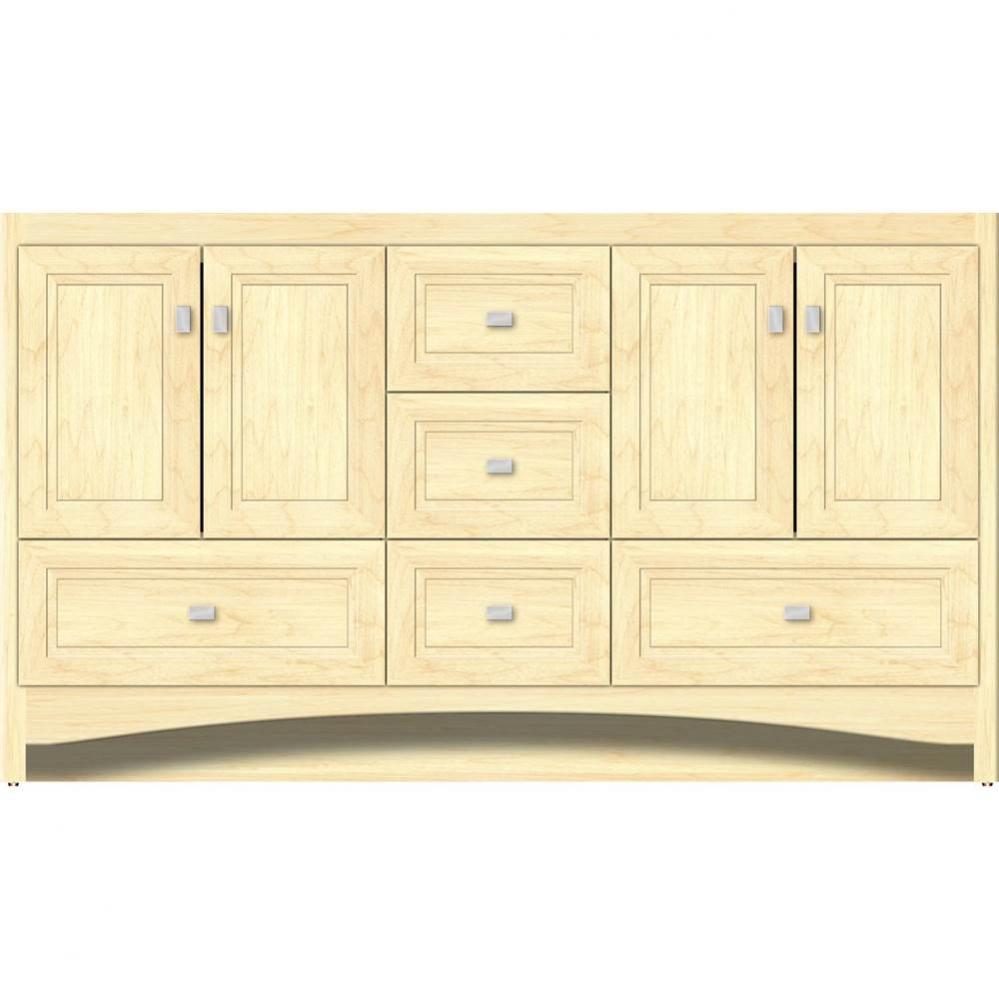 60 X 21 X 34.5 Ravenna Vanity Ogee Miter Nat Maple Db