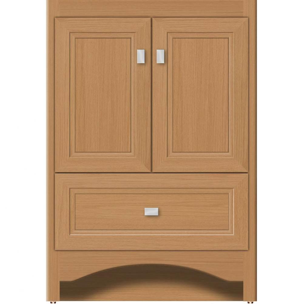 24 X 18 X 34.5 Ravenna Vanity Ogee Miter Nat Oak Std