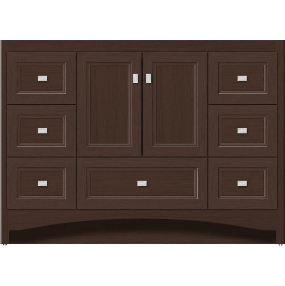 48 X 18 X 34.5 Ravenna Vanity Ogee Miter Choc Oak Sb