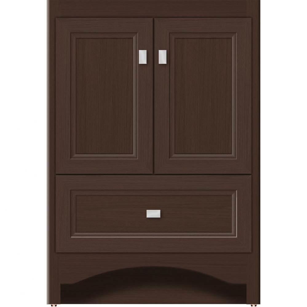 24 X 18 X 34.5 Ravenna Vanity Ogee Miter Choc Oak Std