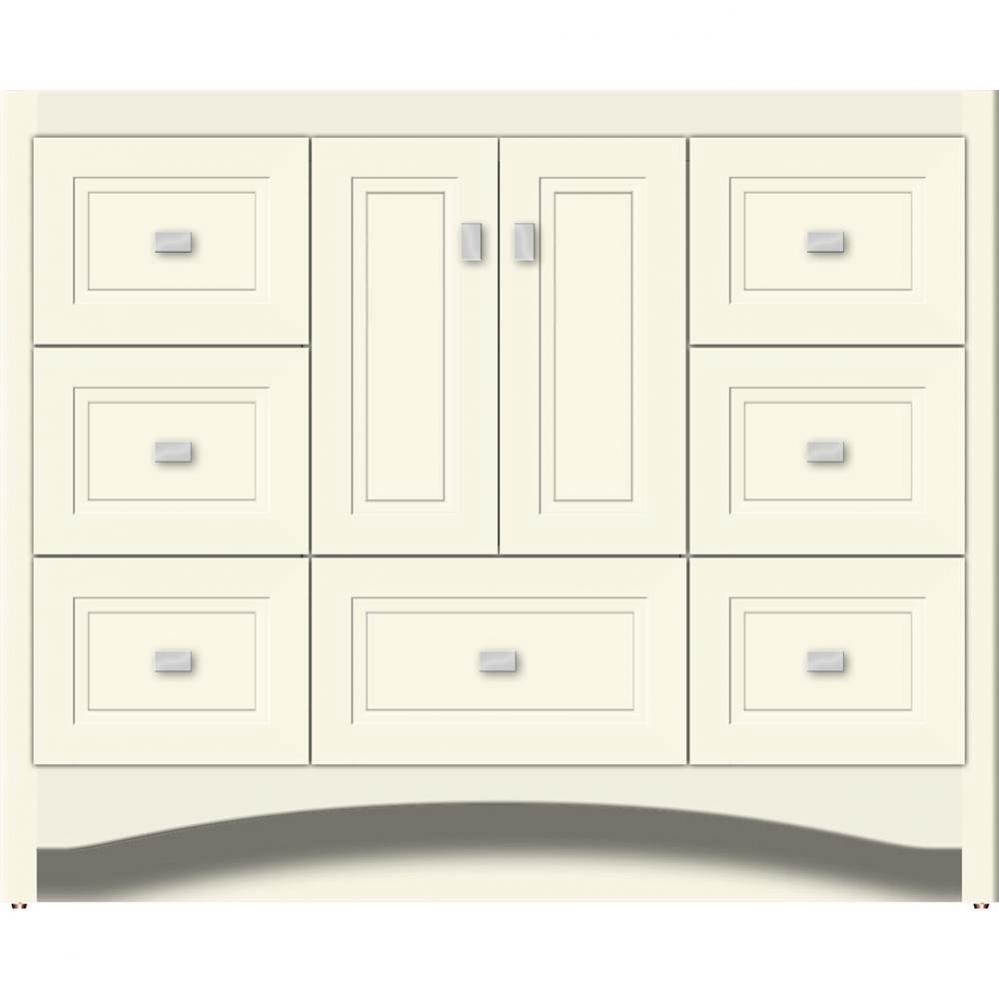 42 X 21 X 34.5 Ravenna Vanity Ogee Miter Sat Biscuit Sb