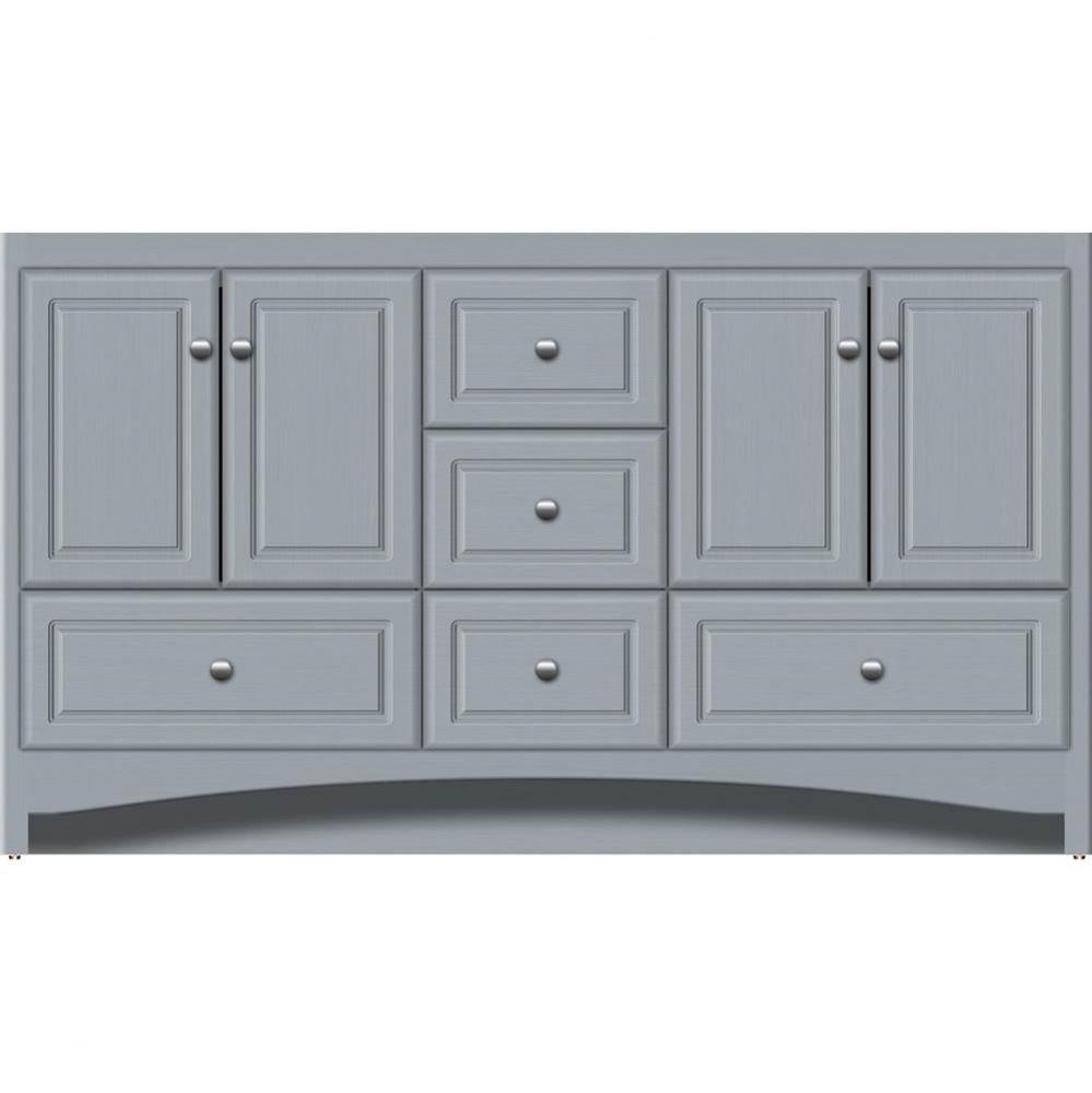 60 X 21 X 34.5 Ravenna Vanity Ultra Silver Oak Db