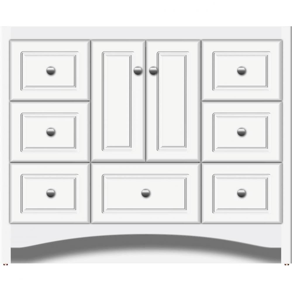 42 X 18 X 34.5 Ravenna Vanity Ultra Sat White Sb