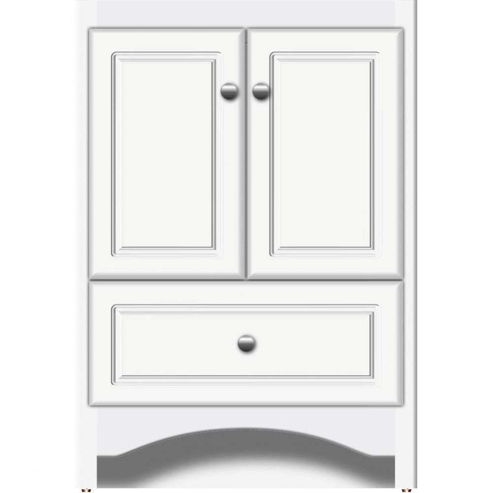 24 X 21 X 34.5 Ravenna Vanity Ultra Sat White Std