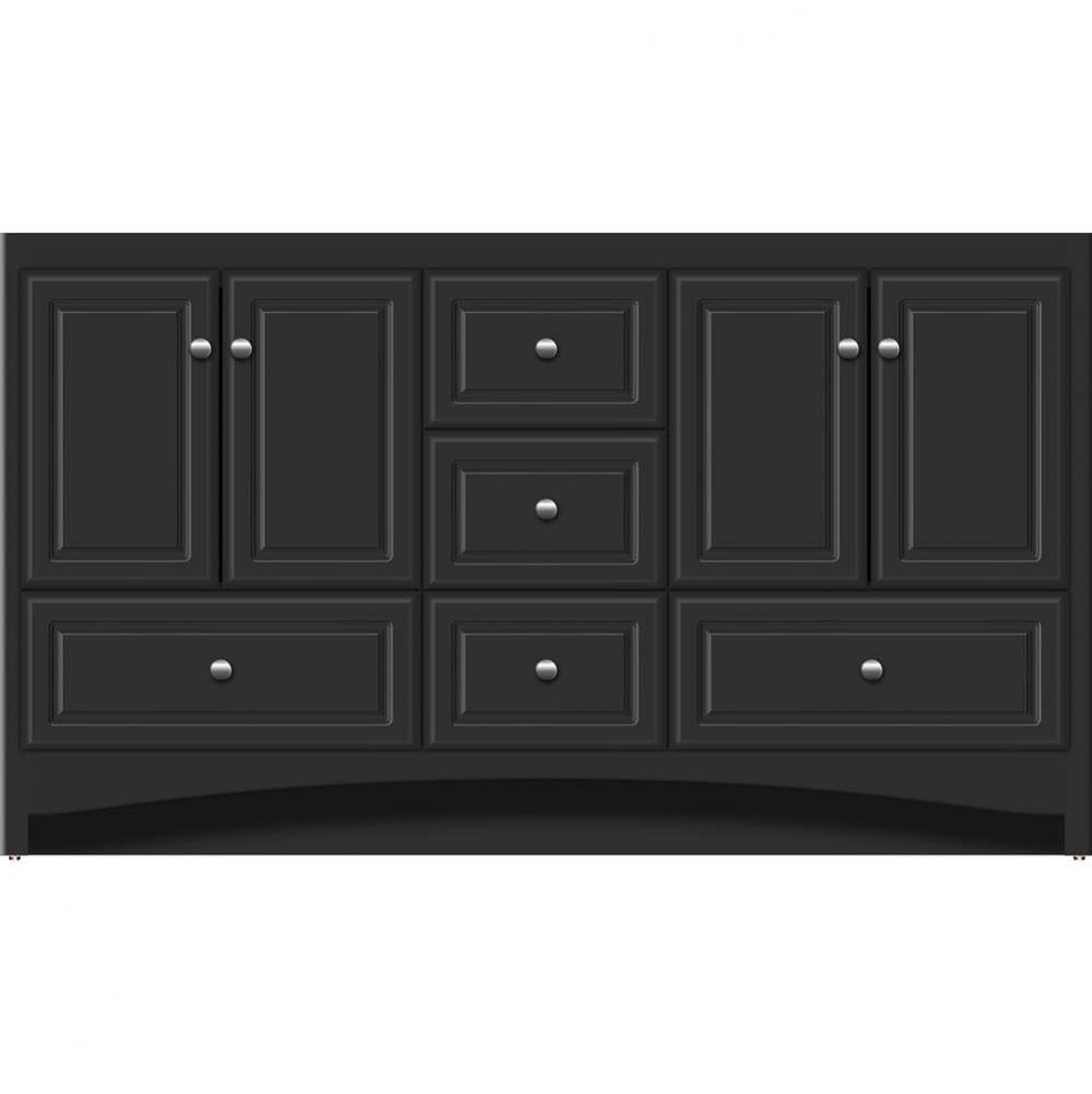 60 X 21 X 34.5 Ravenna Vanity Ultra Sat Black Db