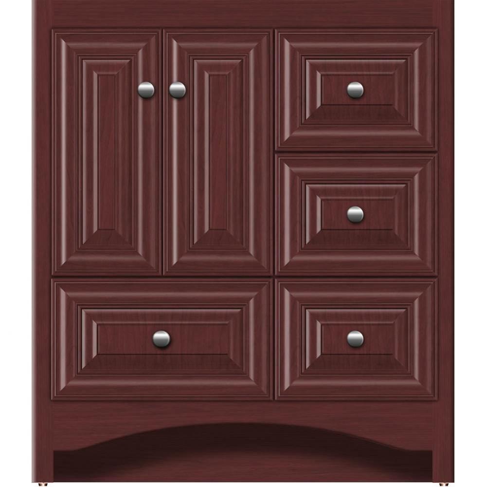 30 X 18 X 34.5 Ravenna Vanity Classic Miter Dk Cherry Rh