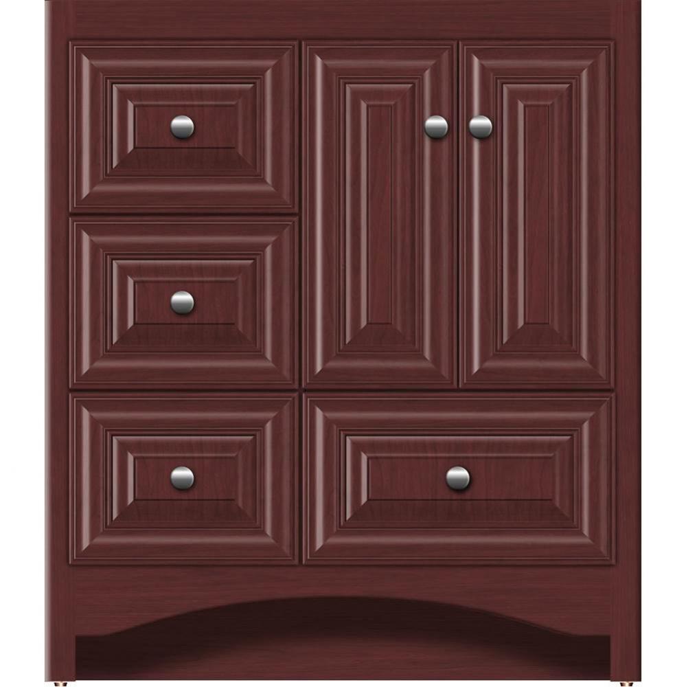 30 X 21 X 34.5 Ravenna Vanity Classic Miter Dk Cherry Lh