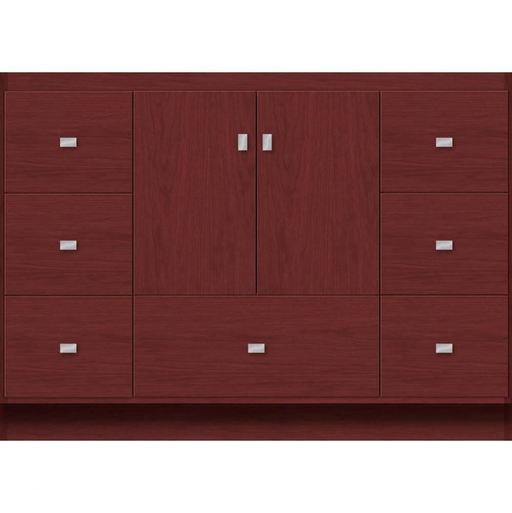 48 X 18 X 34.5 Montlake Vanity Slab Dk Cherry Sb