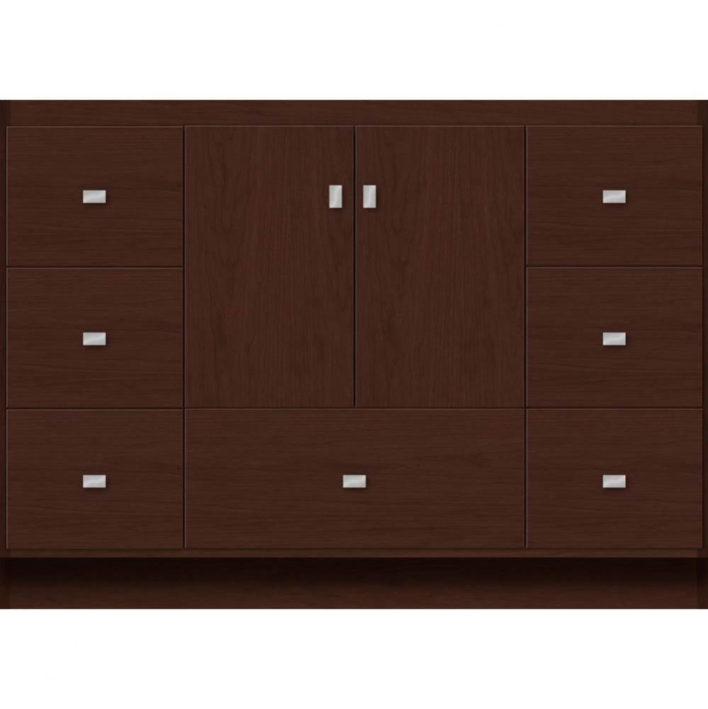 48 X 18 X 34.5 Montlake Vanity Slab Choc Cherry Sb