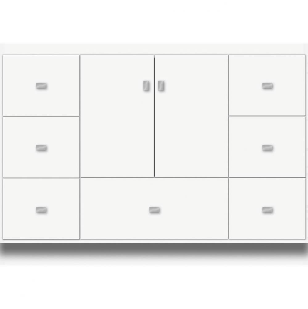 48 X 18 X 34.5 Montlake Vanity Slab Sat White Sb