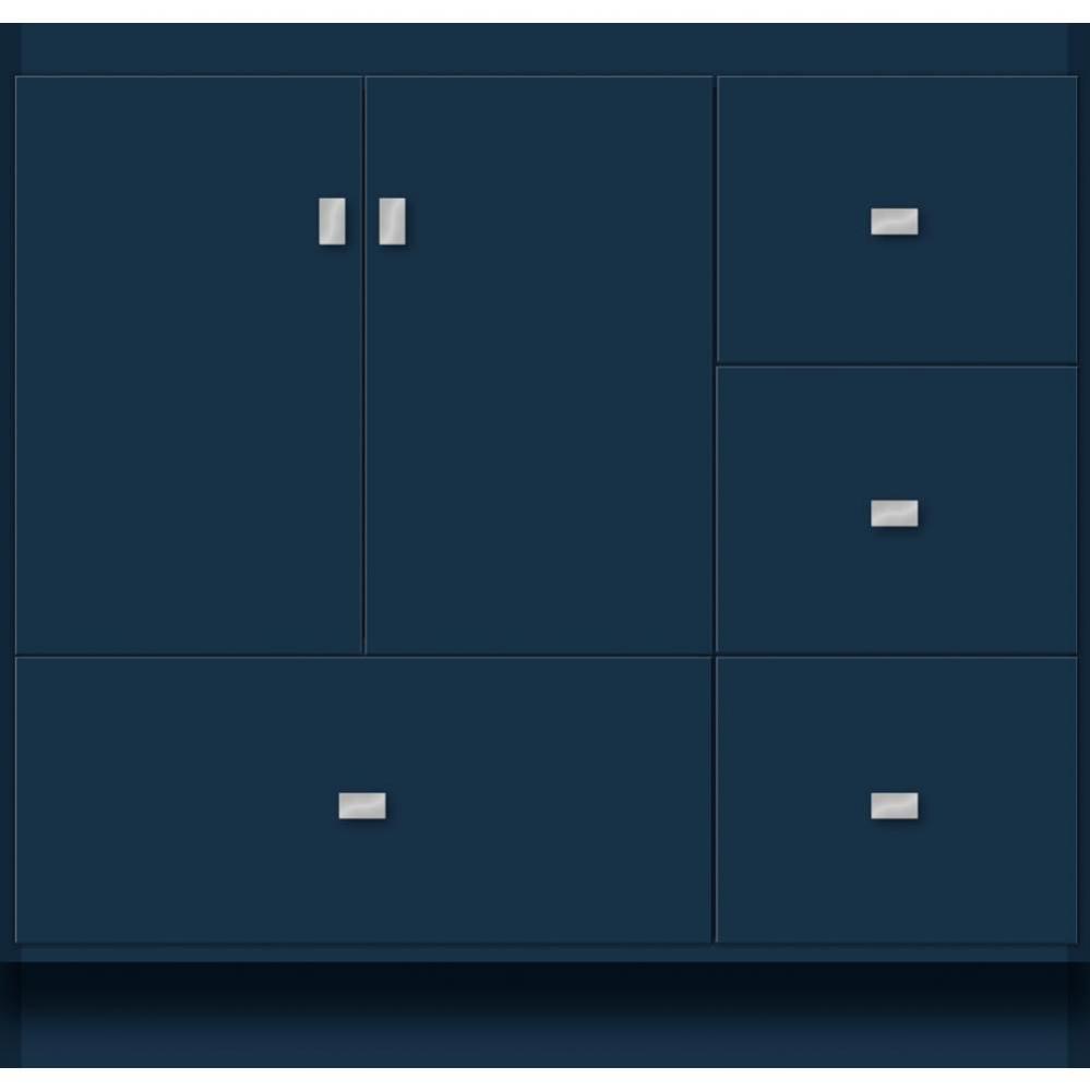 36 X 18 X 34.5 Montlake Vanity Slab Lapis Night Rh