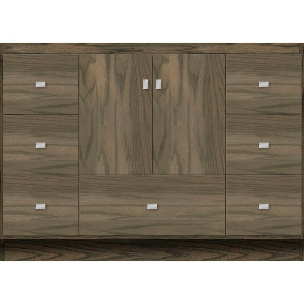 48 X 18 X 34.5 Montlake Vanity Slab Dusky Oak Sb