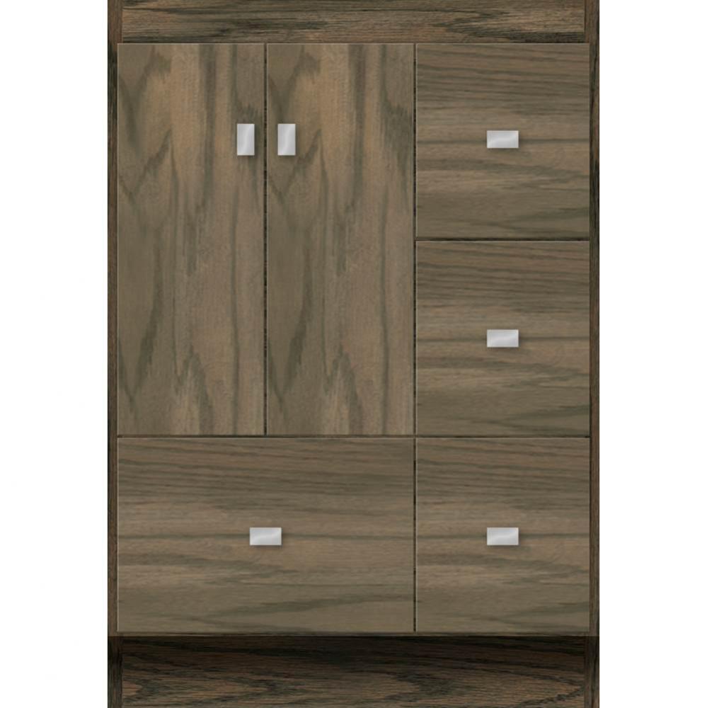24 X 18 X 34.5 Montlake Vanity Slab Dusky Oak Rh