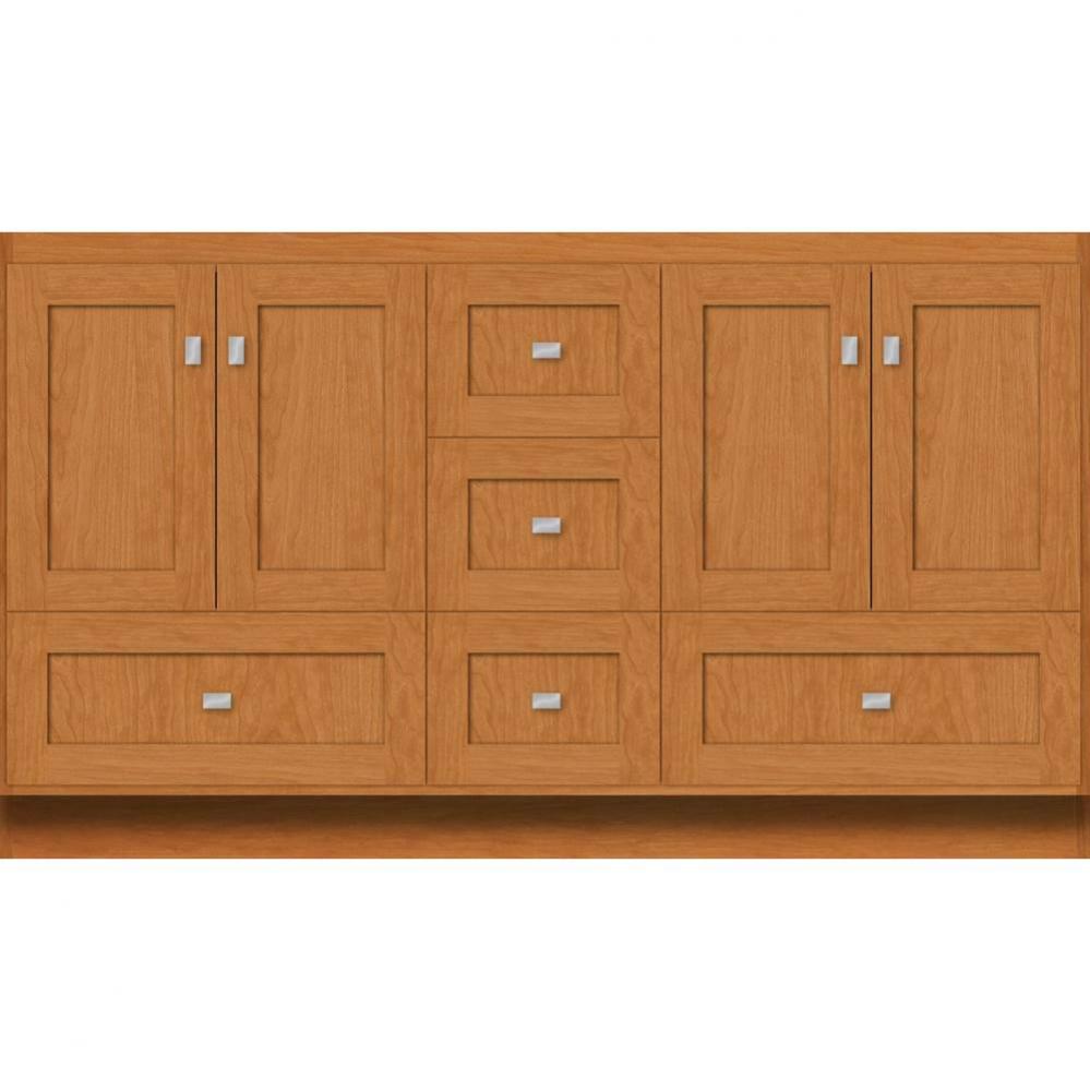 60 X 18 X 34.5 Montlake Vanity Shaker Nat Cherry Db