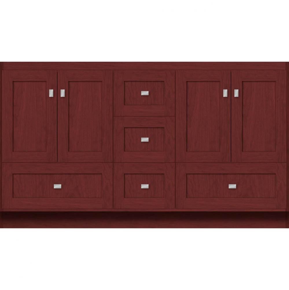 60 X 18 X 34.5 Montlake Vanity Shaker Dk Cherry Db