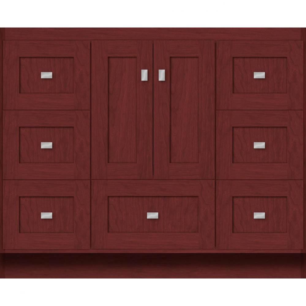 42 X 21 X 34.5 Montlake Vanity Shaker Dk Cherry Sb