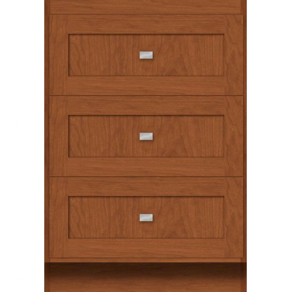 24 X 21 X 34.5 Montlake Drawer Bank Shaker Cinn Cherry