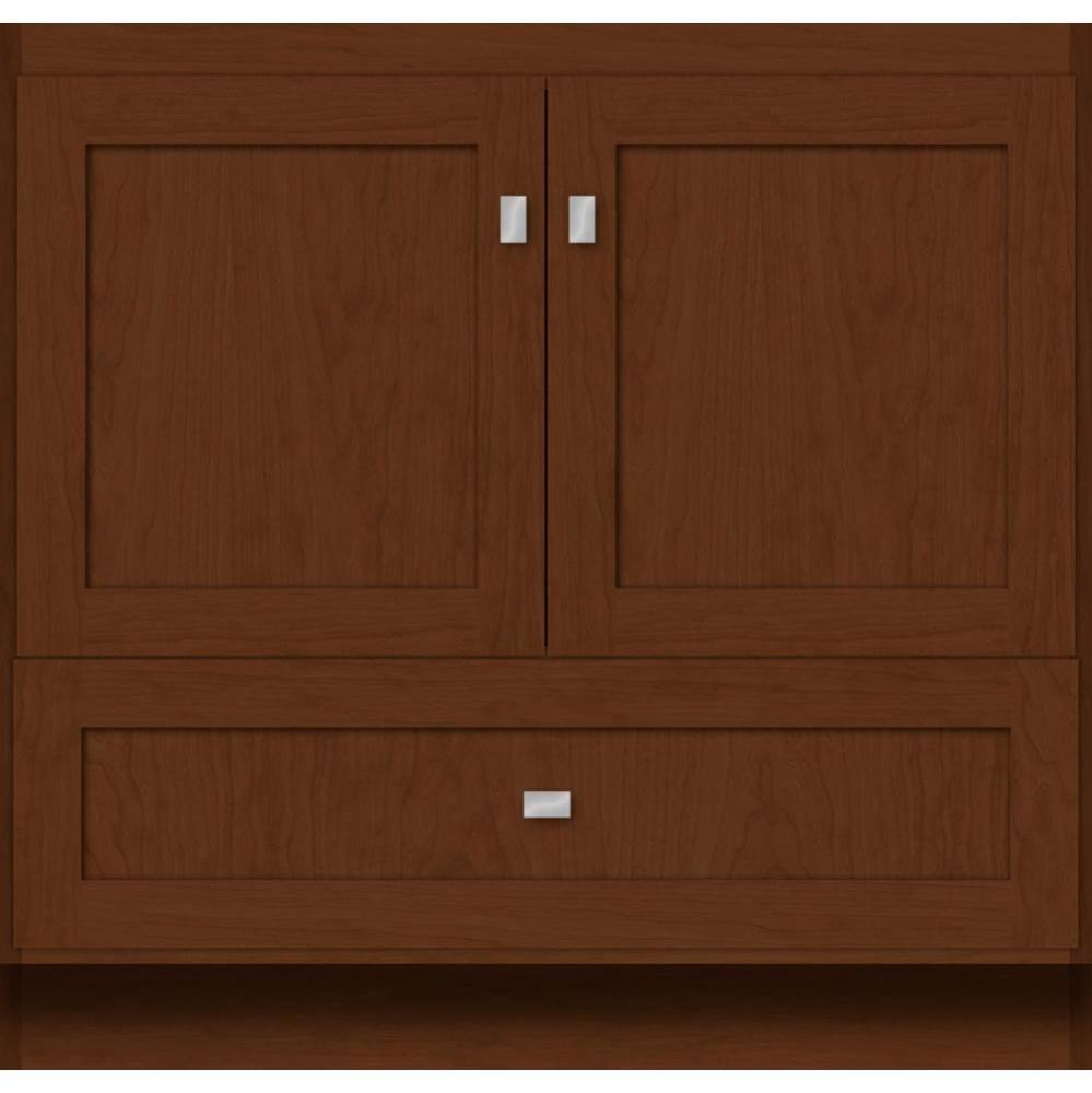 36 X 21 X 34.5 Montlake Vanity Shaker Pecan Cherry Std