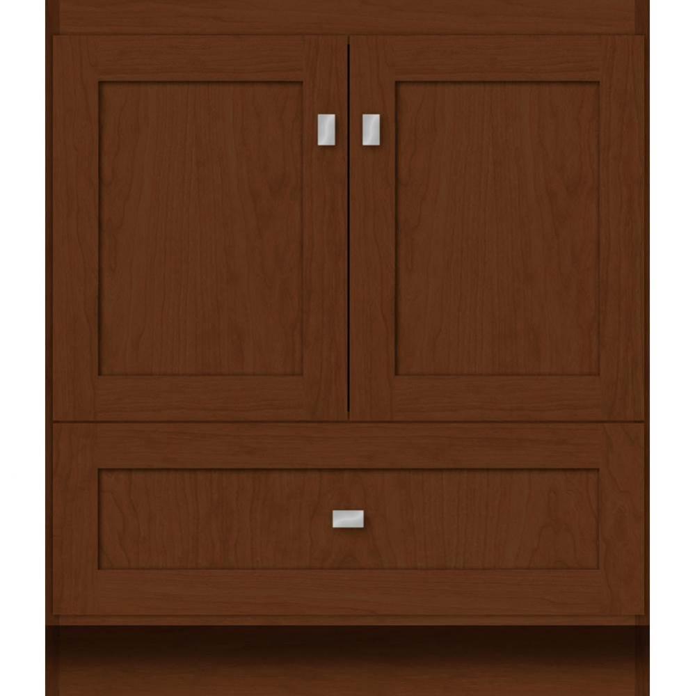 30 X 18 X 34.5 Montlake Vanity Shaker Pecan Cherry Std