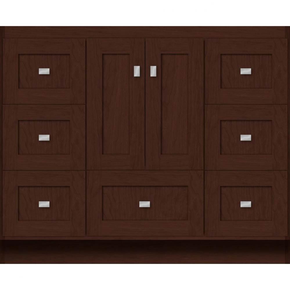 42 X 21 X 34.5 Montlake Vanity Shaker Choc Cherry Sb