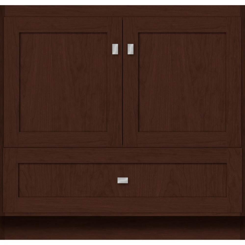 36 X 21 X 34.5 Montlake Vanity Shaker Choc Cherry Std