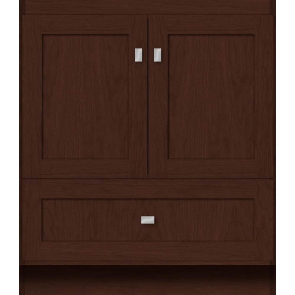 30 X 21 X 34.5 Montlake Vanity Shaker Choc Cherry Std