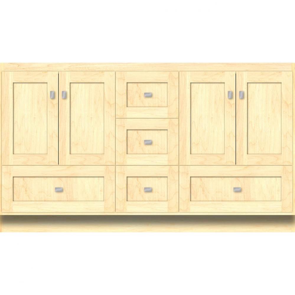 60 X 18 X 34.5 Montlake Vanity Shaker Nat Maple Db