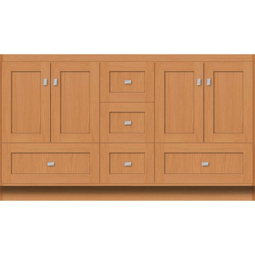 60 X 21 X 34.5 Montlake Vanity Shaker Nat Oak Db