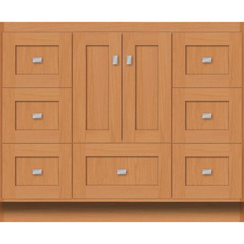 42 X 18 X 34.5 Montlake Vanity Shaker Nat Oak Sb