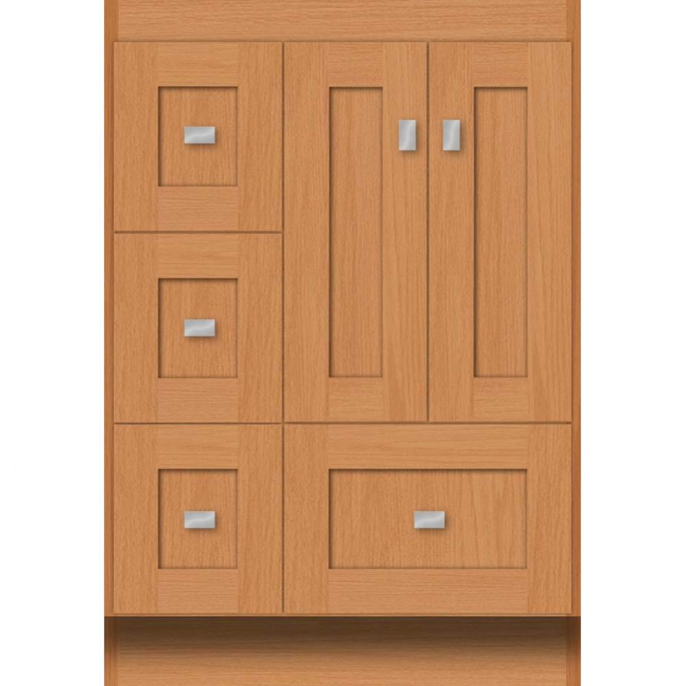 24 X 21 X 34.5 Montlake Vanity Shaker Nat Oak Lh