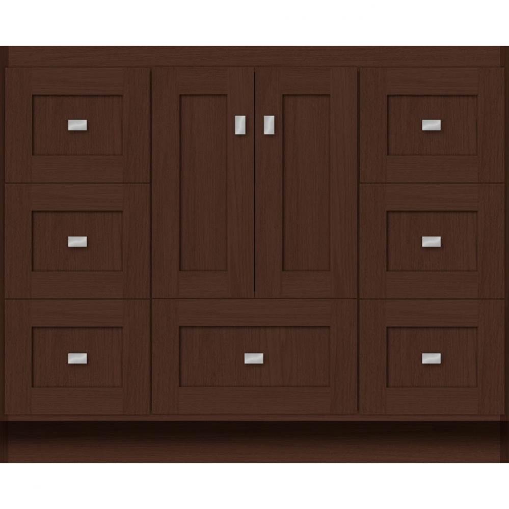 42 X 21 X 34.5 Montlake Vanity Shaker Choc Oak Sb